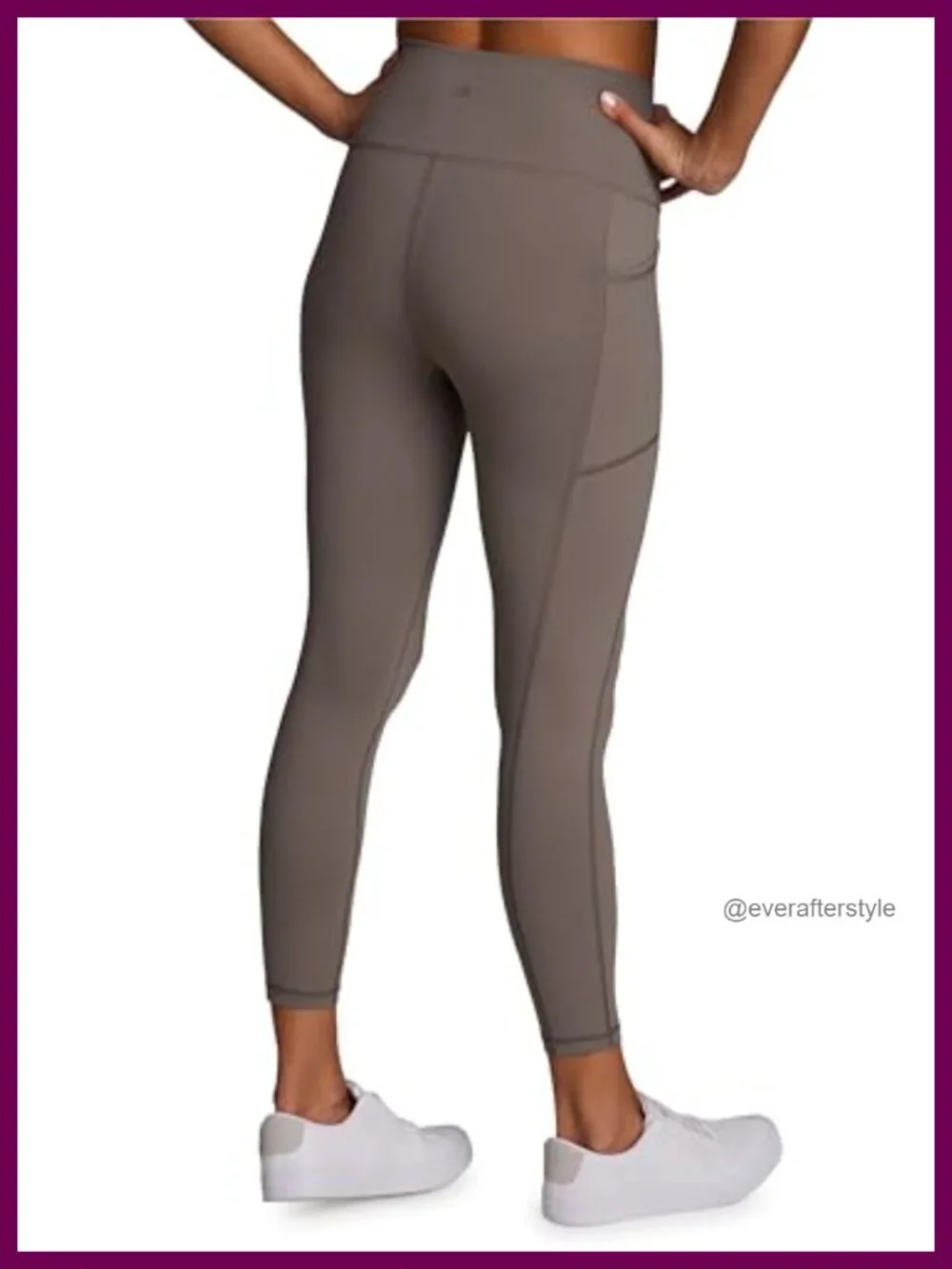 High Waisted Squat Proof Ankle Length Yoga Leggings with Pockets